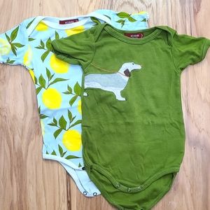 MilkBarn onesies, 6-12 month